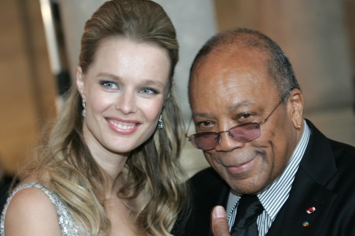 Helena Houdová a Quincy Jones. Helena Houdová a Quincy Jones.
