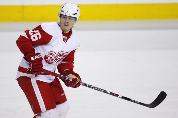 Jiří Hudler v dresu Detroitu Rad Wings.