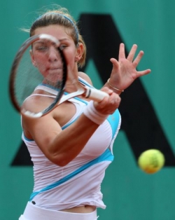 Tenistka Simona Halepová před operací.