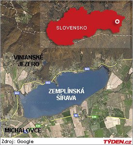 Vinianské jezero se nachází na východě Slovenska.