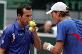 Dvojice Štěpánek a Berdych prezentovala svrchovanost. 