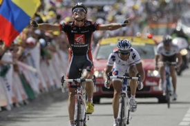 Luis León Sánchez vítěz osmé etapy Tour de France.