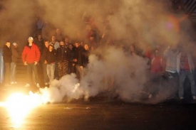 Fanoušci Sparty (ilustrační foto). Fanoušci Sparty (ilustrační foto).