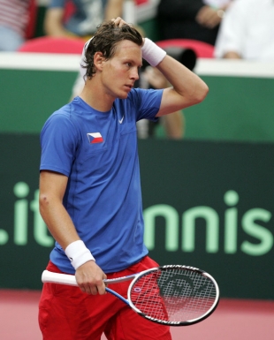 Tomáš Berdych nedokázal na Del Potra vyzrát.
