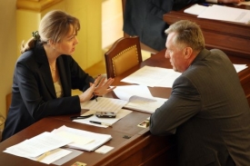 Tentokrát to schytala i Lucie Talmanová, Topolánkova partnerka.