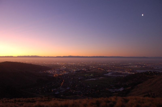 Noc nad Christchurch