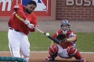 Vítěz exhibičního klání pálkařů Homerun derby Prince Fielder.