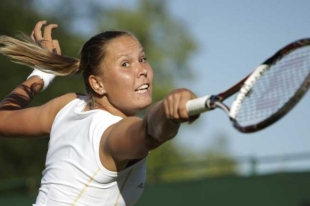 Tenistka Lucie Hradecká.