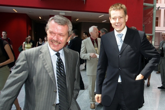 Místopředseda Nejvyššího soudu Pavel Kučera a Pavel Němec.