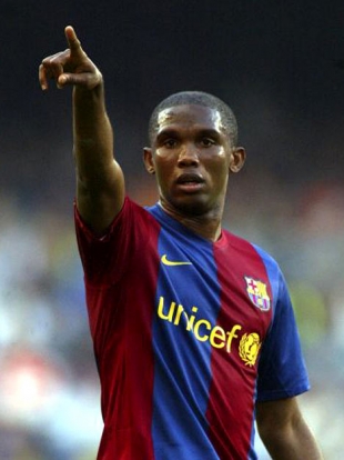 Kamerunský fotbalista Samuel Eto'o