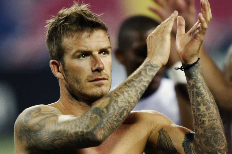 David Beckham, fotbalista Los Angeles Galaxy. David Beckham, fotbalista Los Angeles Galaxy.