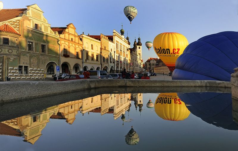 V Telči na Jihlavsku začal 13. ročník akce Balony nad Telčí.