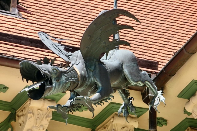 Chrlič v Zemském domě