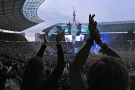 Atmosféra na berlínském olympijském stadioně byla perfektní.