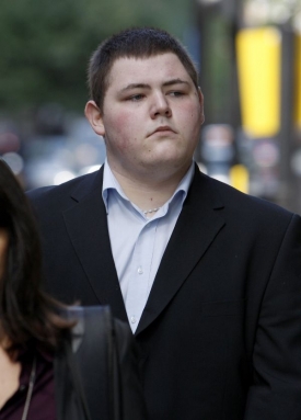 Britský herec Jamie Waylett.
