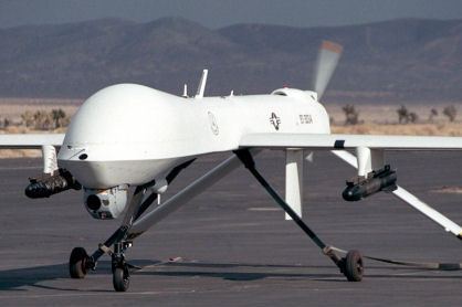 Bezpilotní letoun MQ-1L Predator používaný v Pákistánu.