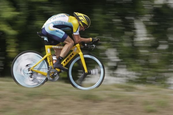 Lance Armstrong na Tour de France.