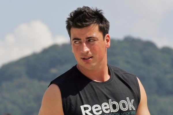 Tomáš Kaberle na volejbalovém turnaji s Jágr Teamem.