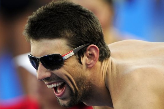 Americký plavec Michael Phelps.