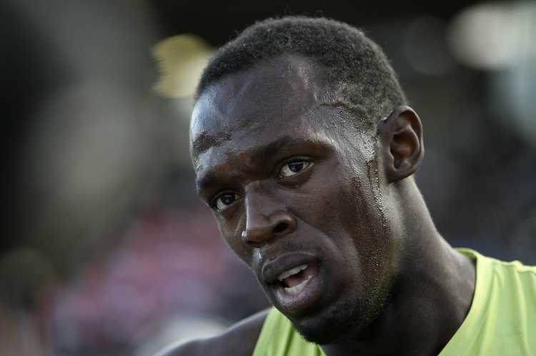 Světový rekordman v běhu na 100 metrů Jamajčan Usain Bolt.