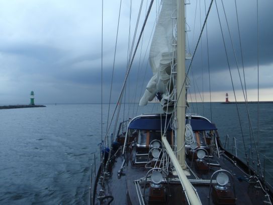 Panta Rhei v německém přístavu Warnemünde.