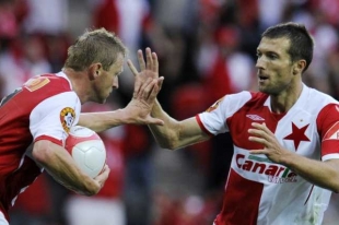 Fotbalisté Slavie v úvodním zápase ligy remizovali s Boleslaví 1:1.