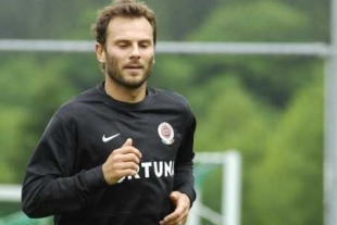 Patrik Berger (vpravo), kapitán fotbalistů Sparty.