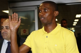 Samuel Eto&acute;o se louč&iacute; s Barcelonou.