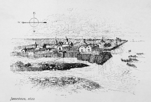 Zachráněný Jamestown (1622).