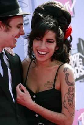 Britská zpěvačka Amy Winehouseová a exmanžel Blake Fielder-Civil.
