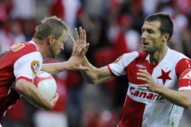 Fotbalisté Slavie (ilustrační foto).