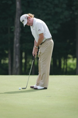 Golfista Jiménez v Čeladné.