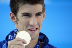 Michael Phelps opět rozšířil svou sbírku medailí. Michael Phelps opět rozšířil svou sbírku medailí.