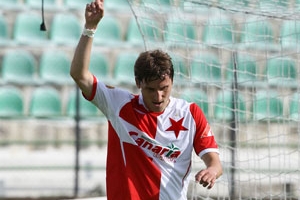Srbský záložník Dušan Vasiljevič, nová posila fotbalistů Slavie.