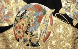 Detail výšivky.