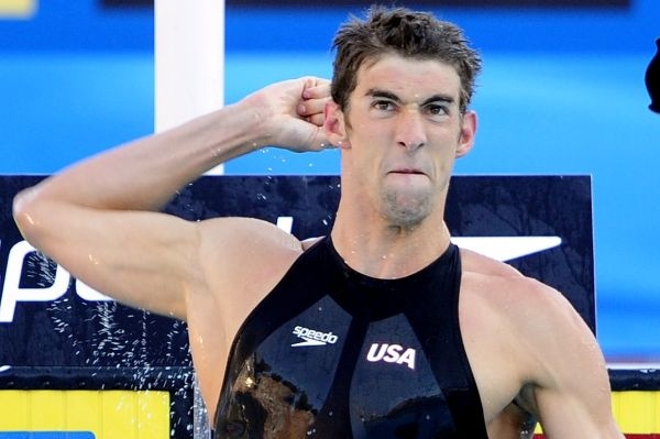Americký plavec Michael Phelps.