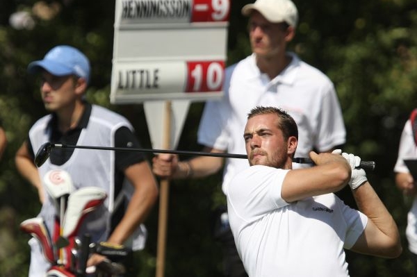 Švédský golfista Oskar Henningsson.
