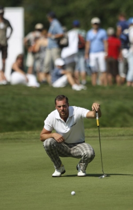Švédský golfista Oskar Henningsson.
