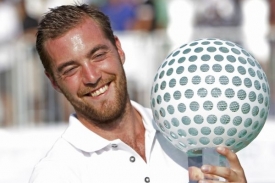 Vítěz golfového turnaje v Čeladné Oskar Henningsson.