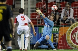 Rozhodující gól. Šeriff vyrovnává na 1:1, Slavia je bez Ligy mistrů.