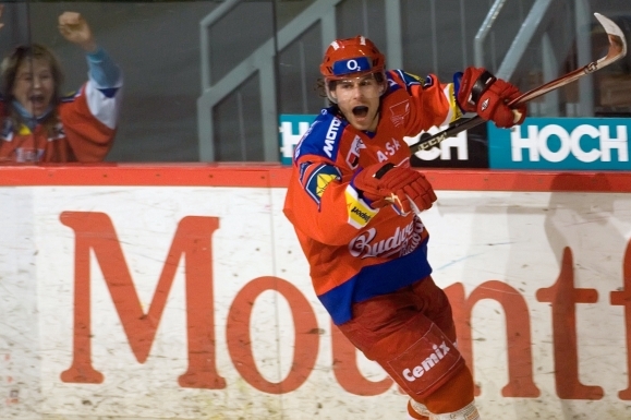 Radek Duda v dresu Českých Budějovice.