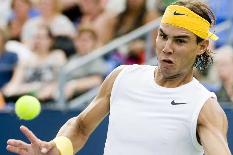 Španělský tenista Rafael Nadal se vrátil na kurty, hrál v Montrealu.