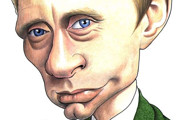 Putinova karikatura.