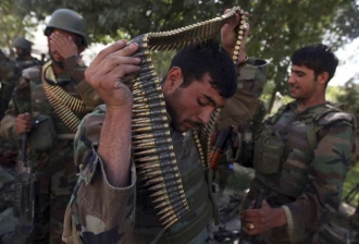 Afgh&aacute;n&scaron;t&iacute; voj&aacute;ci se připravuj&iacute; na str&aacute;žen&iacute; volebn&iacute;ch m&iacute;stnost&iacute;.
