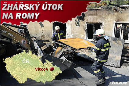 Žhářský útok na romskou rodinu ve Vítkově otřásl veřejností.