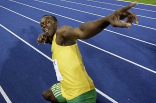 Jamajčan Usain Bolt, nejlep&scaron;&iacute; sprinter světov&eacute; historie.