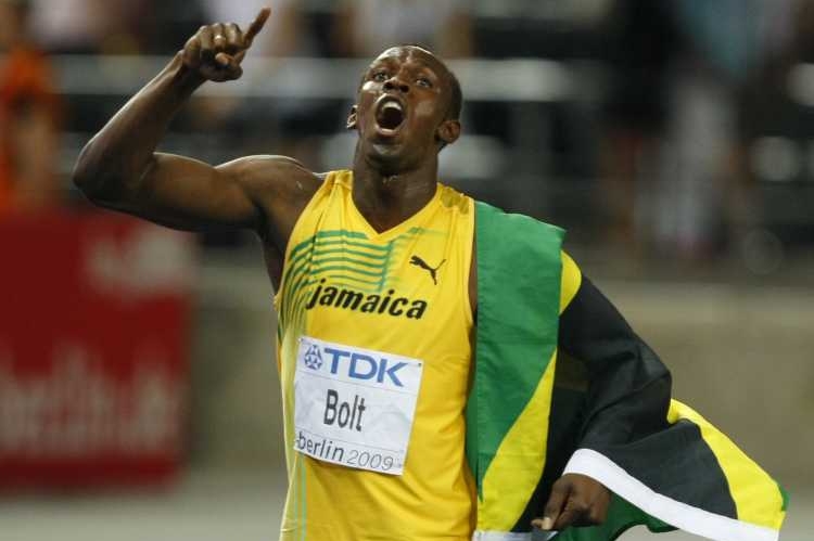 Usain Bolt, jamajský král světového sprintu. Usain Bolt, jamajský král světového sprintu.