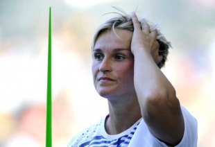 Špotáková během nedělní kvalifikace.