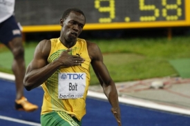 Nejrychlej&scaron;&iacute; muž planety Usain Bolt.