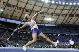 Barbora Špotáková v berlínském finále.
